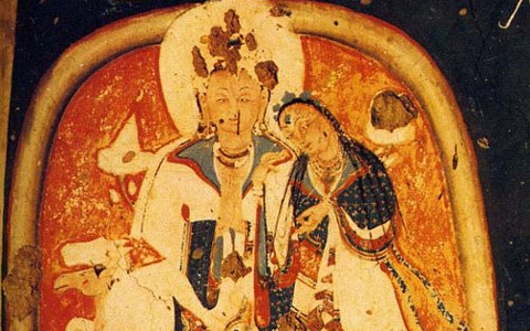Donggar frescos in western Tibet