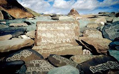 Tibetan Stone and Rock Carvings