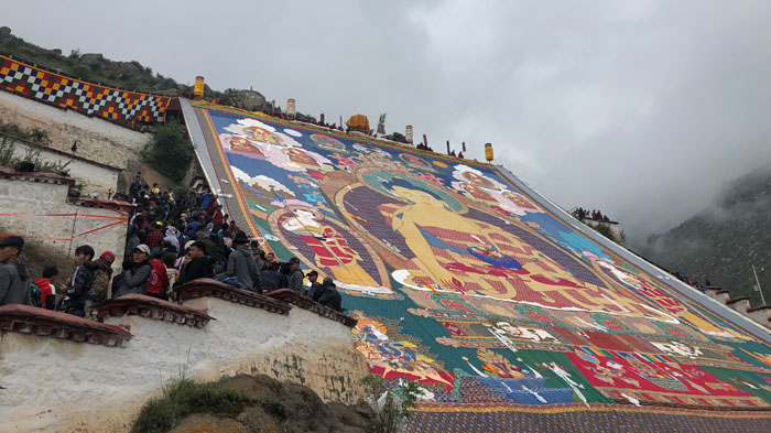 Drepung Monastery Shoton Festival in Tibet
