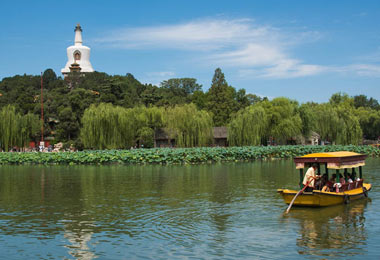 Beihai Park, one of the oldest, largest and best-preserved ancient imperial gardens in China.