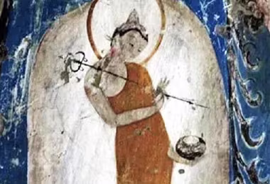 Appreciate the marvelous ancient murals in the caves