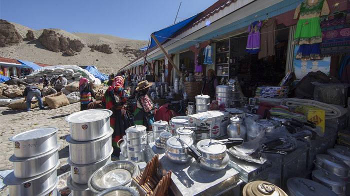 Burang Border Tradition Market Tibet China