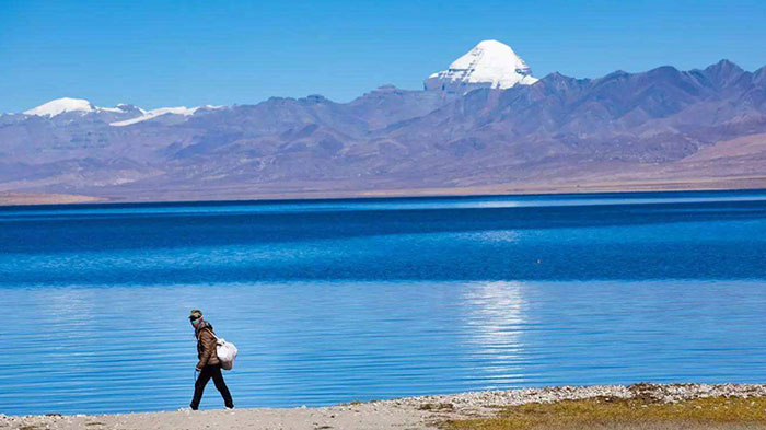 The Holy Manasarovar Lake