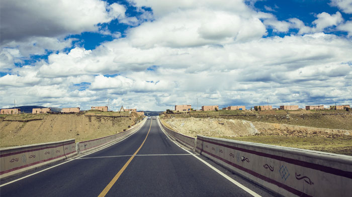 G318 National Highway will take you to Lhasa