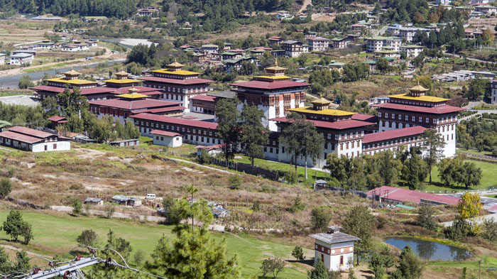 Tashi Chho Dzong in Thimphu