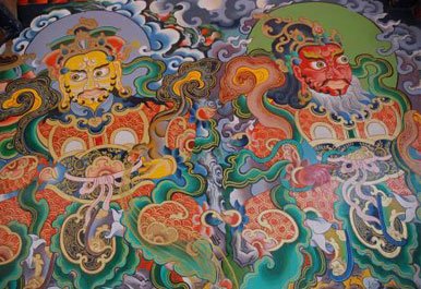 Tibetan murals - Tibet painting art