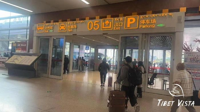 Lhasa AIRPORT Picking Up Point