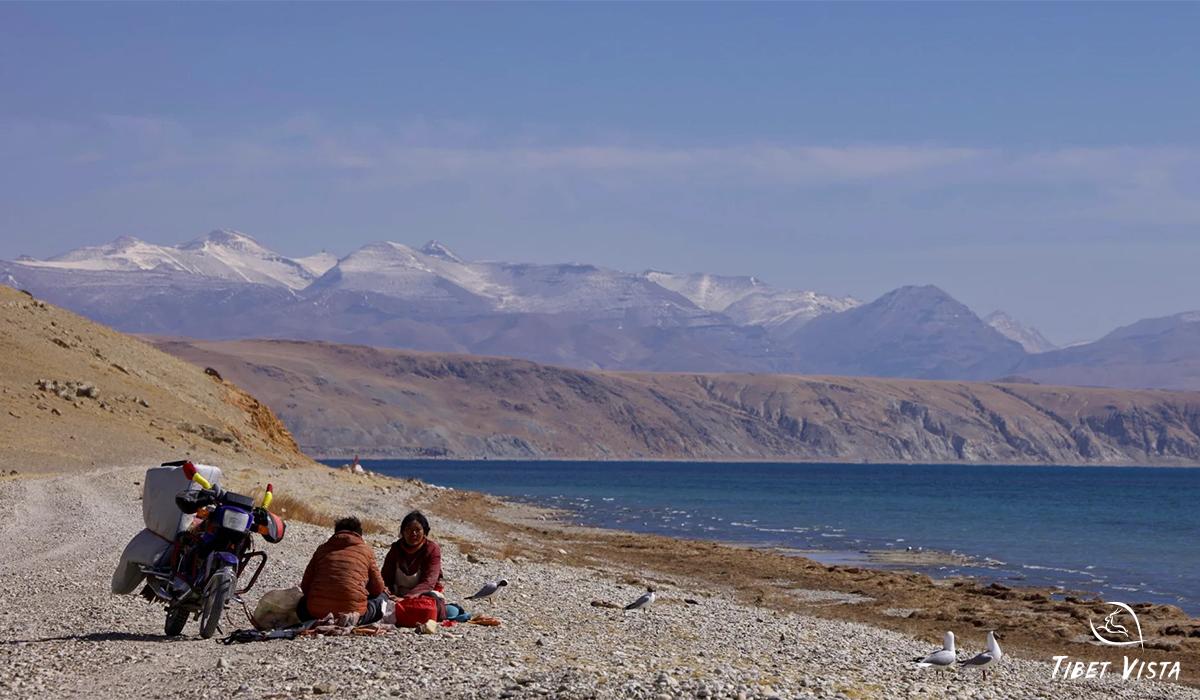 Our Guests at Lake Manasarovar