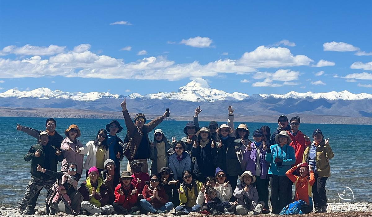 Our Guests at Lake Manasarovar