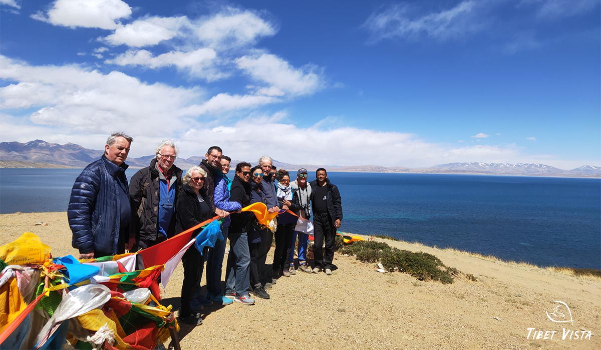 Our Guests at Lake Manasarovar