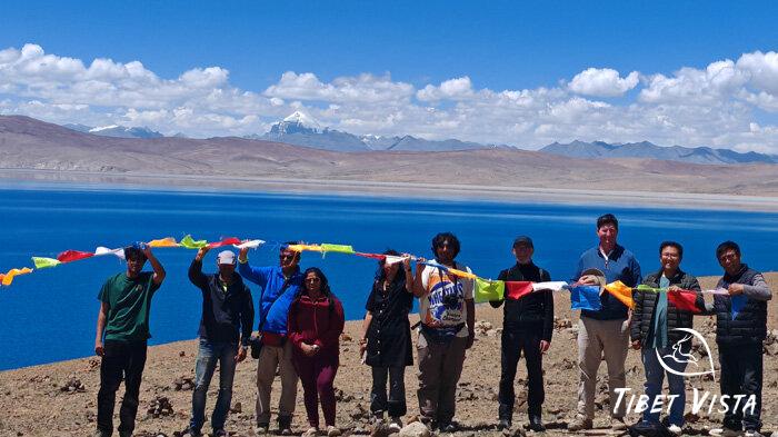 Our guests visit sacred Mount Kailash by the holy Lake Manasarovar