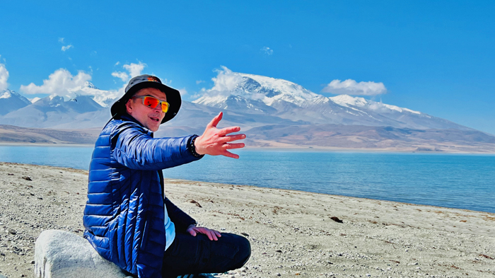 Taking a Break During the Lake Manasarovar Kora