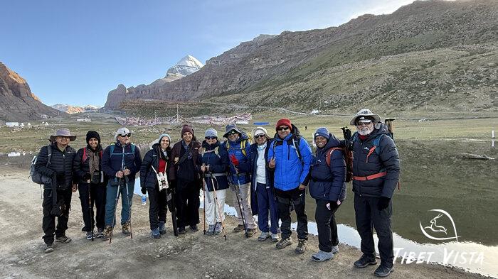 Indian pilgrims visit Mt. Kailash