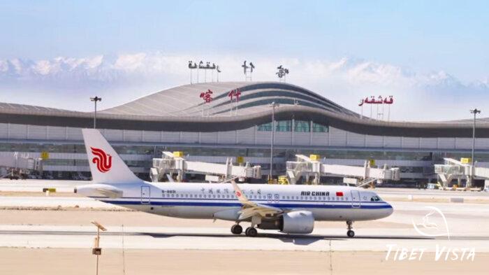 Flight from Kashagar Airport to Ngari