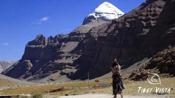 Local pilgrim at Mount Kailash kora