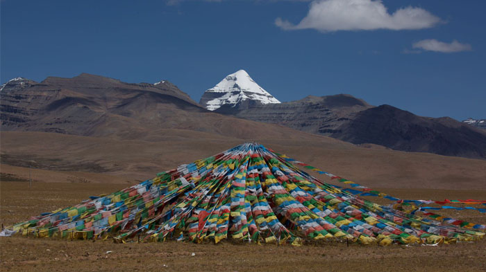 The sacred Mountain Kailash in Ngari, Tibet