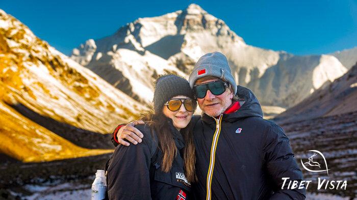 Stunning View of Mount Everest at the Everest Base Camp