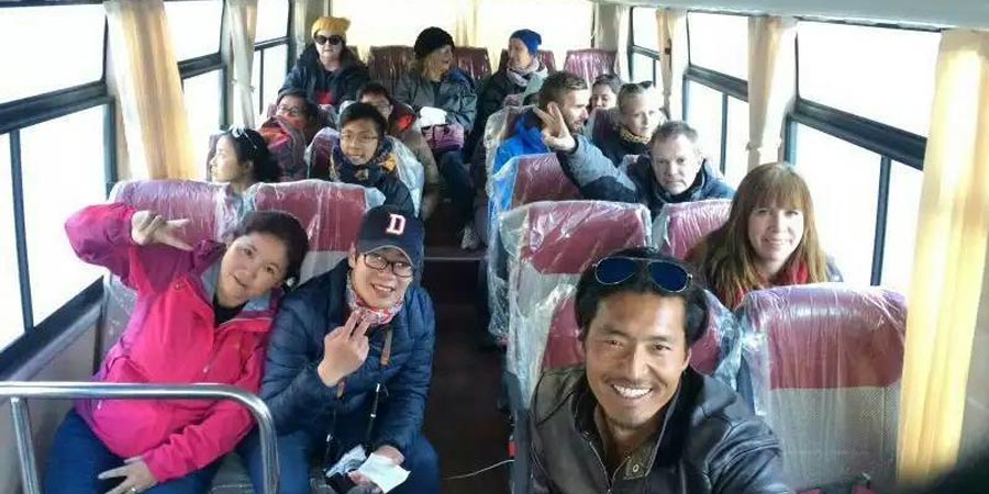 Tibet Tour Bus