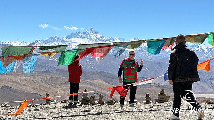 Stunning view of Mount Everest 