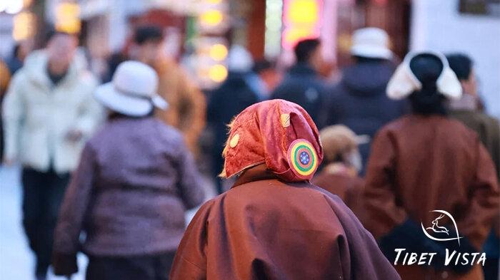 Bustling Barkhor Street