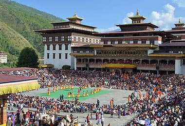 Thimphu Festival is held in the capital city for three days.
