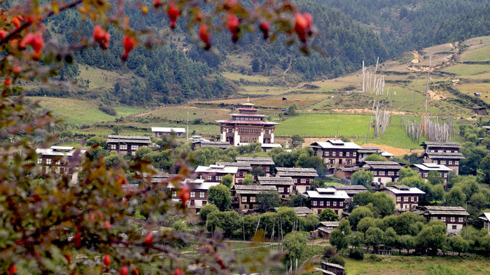 Bumthang valley in April