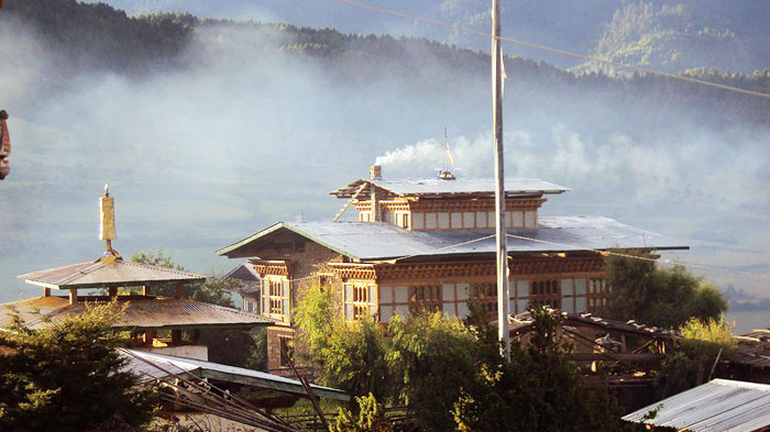 Farmhouses in Bhutan