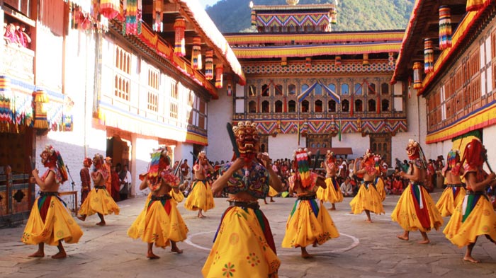 Lhuentse Tshechu in Bhutan