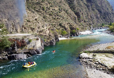 Kayaking on Lower Paro Chhu River