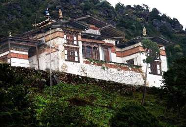 Phajoding Monastery, a Buddhist monastery near Thimpu in Bhutan.