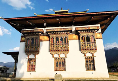 Talakha Gompa, a Buddhist monastery in Bhutan.
