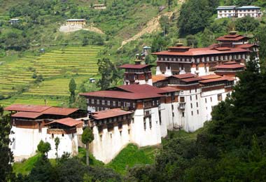 Trongsa Dzong is the largest dzong fortress in Bhutan.