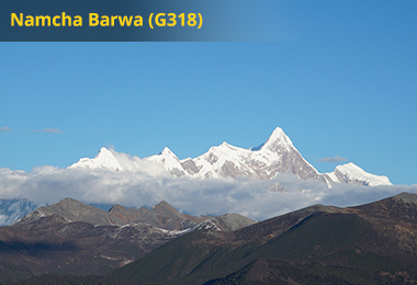 The Majestic Namcha Barwa along the G318 Highway