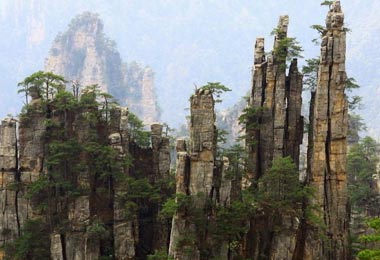 Tianzi Mountain is one of the most gorgeous and otherworldly places in the world.