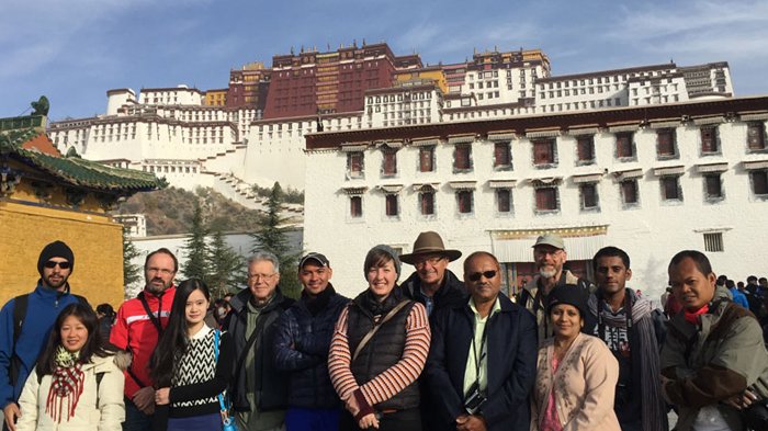 Potala Palace in Spring