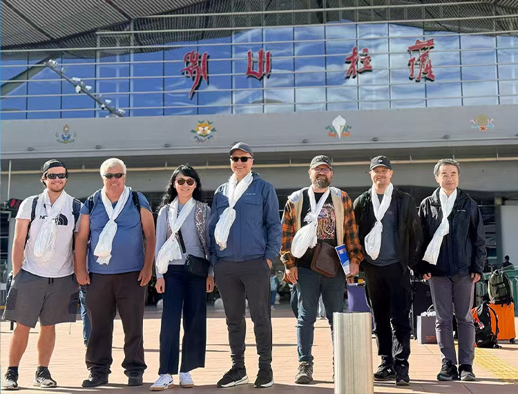 Arrival at Lhasa Airport