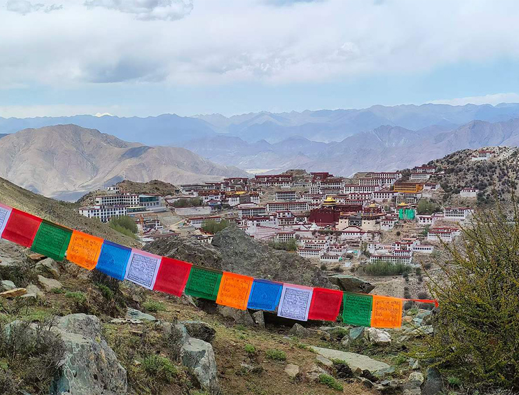discover the peaceful beauty of Ganden Monastery