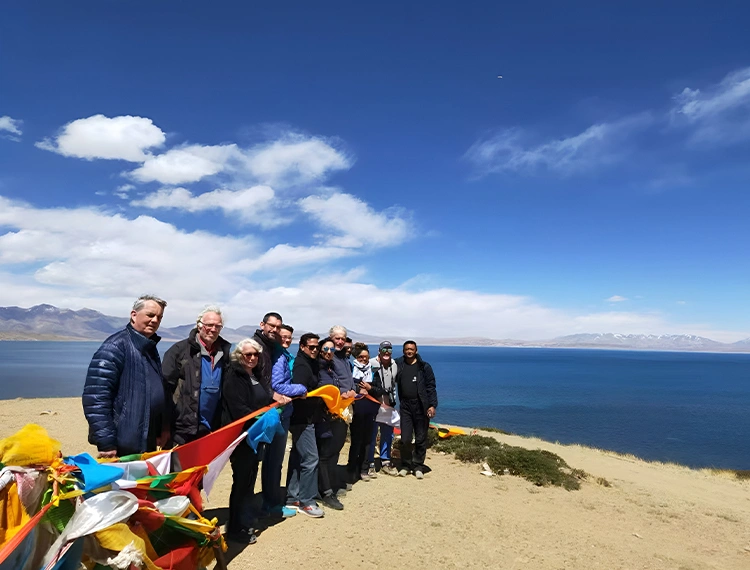 Colorful prayer flags