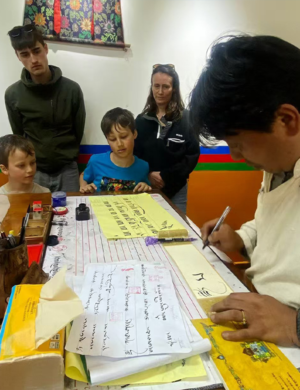 Lhasa Tibetan writing experience