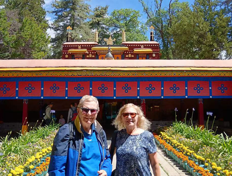 the former summer palace in Lhasa