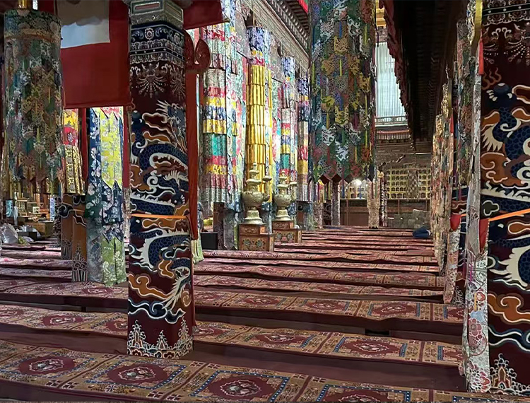 Inside drepung monastery
