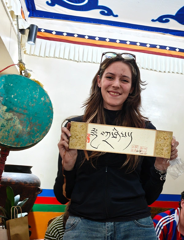 tibetan calligraphy experience
