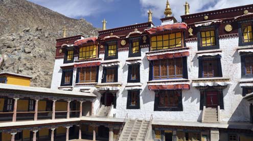 Drepung Monastery near Lhasa city