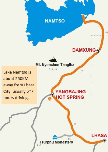 2 Days Lhasa to Namtso Lake Tour