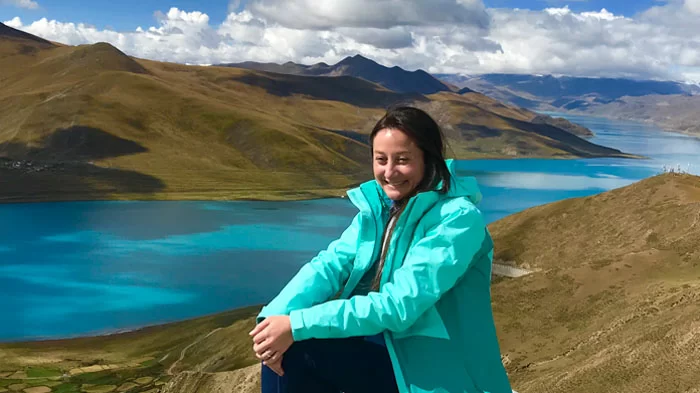 Yamdrok Lake in Gyantse