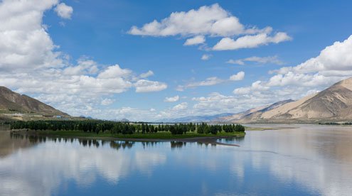 Yalong River along the Way back to Lhasa