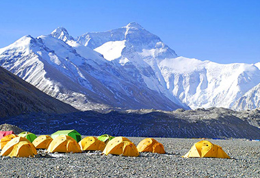 Encamping at Everest Base Camp 