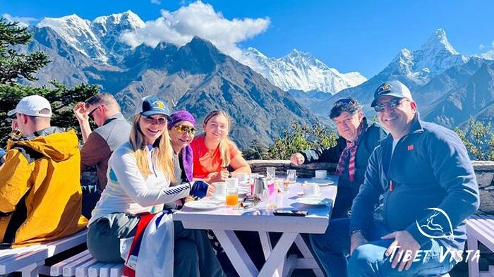 Trekkers enjoy convenient and comfortable teahouse lodges