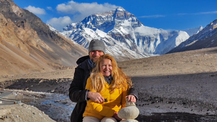 full North face of Mount Everest