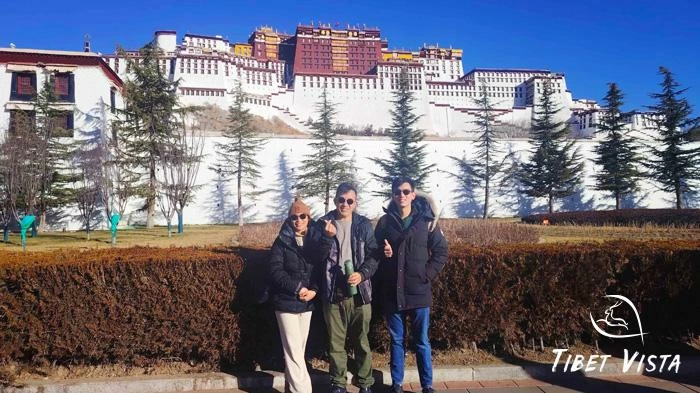 Potala Palace in winter